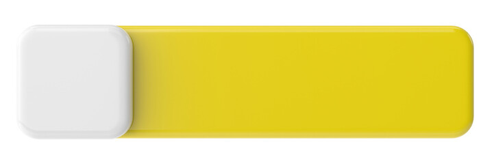 3D button. Empty button. 3D illustration.