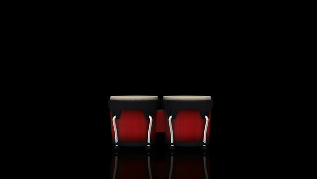 Bongos turns on itself animation