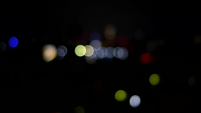 Efecto de bokeh en la ciudad 