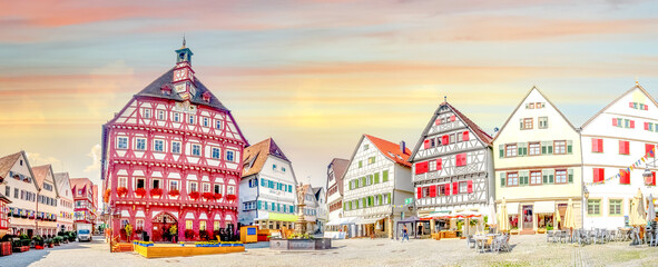 Altstadt, Markgröningen, Deutschland 