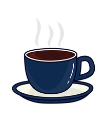 Hot Americano coffee