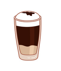 Latte Macchiato illustration