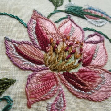 embroidery, threads, floss, handmade, hobby, hoop, flowers, embroidered shirts