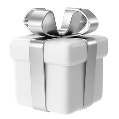 3D gift box. 3D illustration.