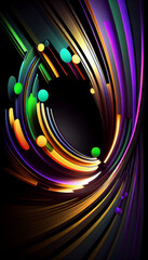 Abstract background. Abstract dark colorful background Ai generated image