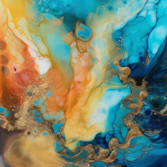Fototapeta premium abstract painting