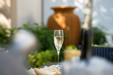 Glass of champagne 
