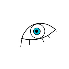 eye vector illustration