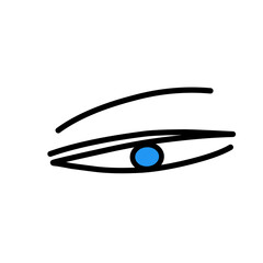 eye vector illustration