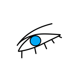 eye vector illustration