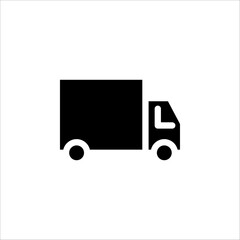 Delivery Truck icon on white background. Vector illustration. EPS 10