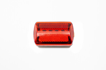 Red bicycle lamp