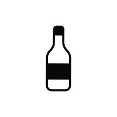 Wine icon design with white background stock illustration