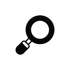 Search icon design with white background stock illustration