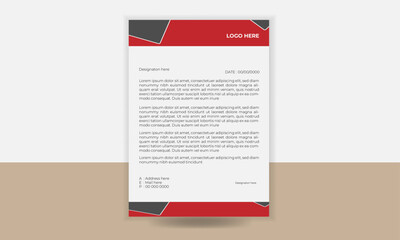 professional modern creative letterhead design template       