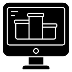 An icon design of ranking podium