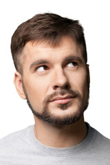 Obraz premium portrait of young man thinking