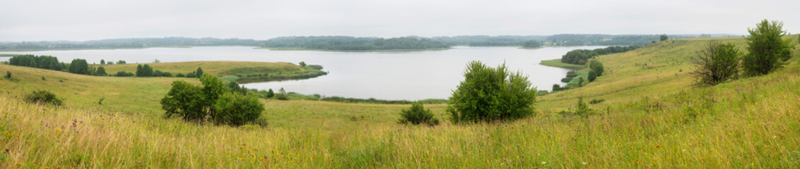Serene landscape with a lake