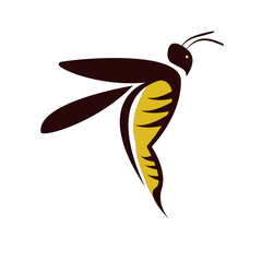 illustration of a bee