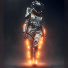 Fototapeta premium astronaut in space