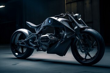 Obraz na płótnie Canvas Technologically advanced motorcycles. Generative AI