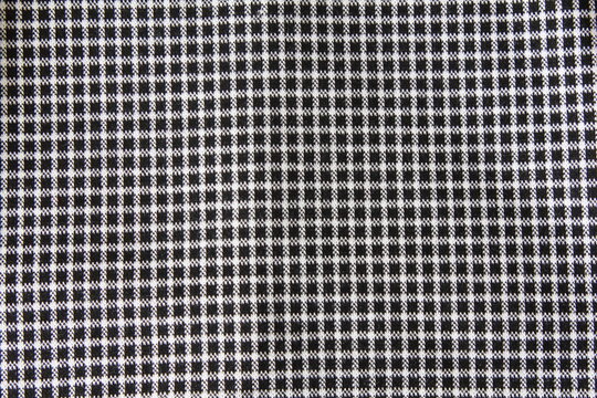 beautiful cotton fabric seamless black chex texture for background