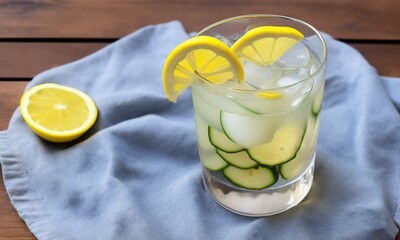 cocktail with lime