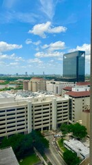 Texas Medical Center aerial view from top, Houston, Texas, USA