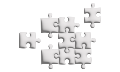 Puzzle pieces together texture. Business solution. Teamwork concept	