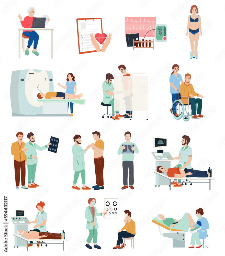 Poster Medical Checkup Set