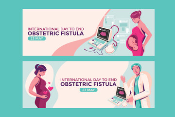 International Day to End Obstetric Fistula Banner Design