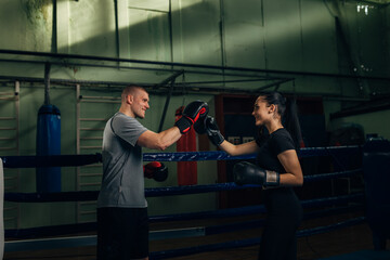 Two fighters practice together and make progress