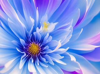 Obraz premium Periwinkle flowers. AI generated illustration
