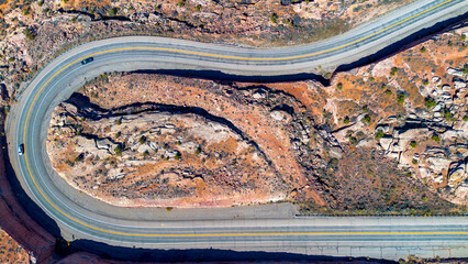 Desert Road in Moab, Utah