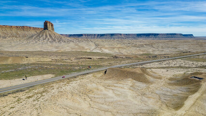 Desert Road in Nevada