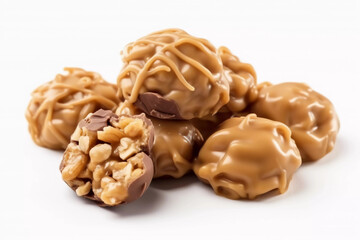 Fototapeta premium chocolate and nuts