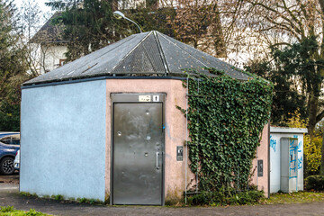 Public toilet in a city