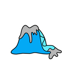 silouettee landscape mountain