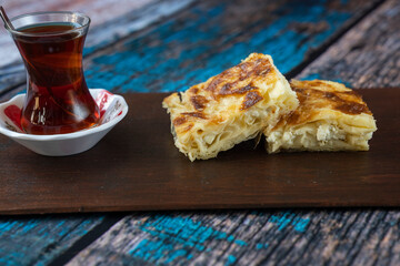 Traditional Turkish Cuisine Pastries (Kol böreği, Su Boregi, Sigara Boregi, Rulo Borek) Photo, Üsküdar Istanbul, Turkiye