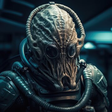  Alien suit astronaut species