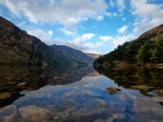 Fototapeta na wymiar Glendalough Lower Lake