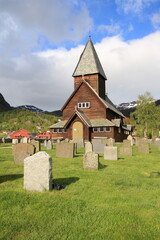 Fototapeta na wymiar Stavkirke de Røldal