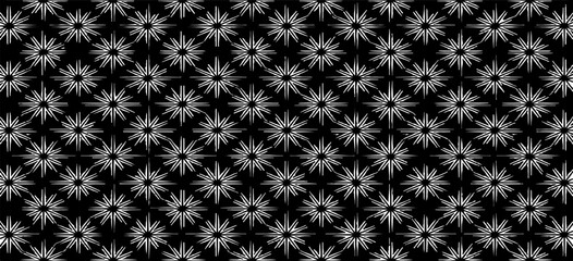 Black and white geometric pattern. Tileable texture background.