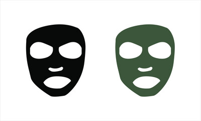 Facial beauty cleansing Masks. Black and Herbal Mask