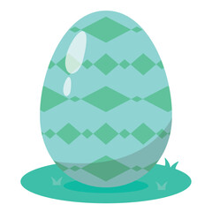 Isolated colored easter egg icon Vector
