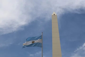 Fototapete Rund Obelisk Buenos Aires © Isidora