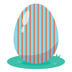 Isolated colored easter egg icon Vector