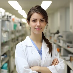 Female pharmacist