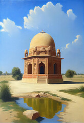 Obraz premium Pakistan_Makli_Necropolis_in_Thatta