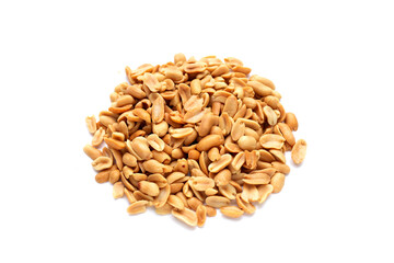 Peanut on a white background.